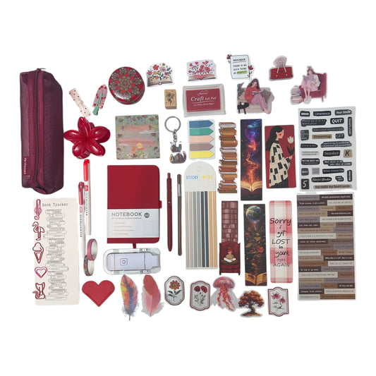 ❤️ Red - Warm Scarlet Bookish Bundle