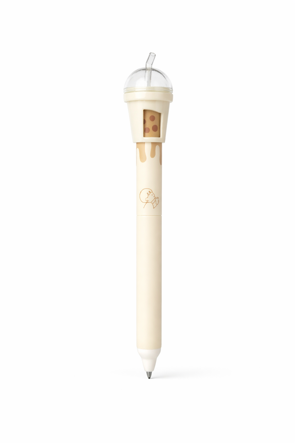 Milk Tea Gel Pen – Aesthetic Boba Writing Pen