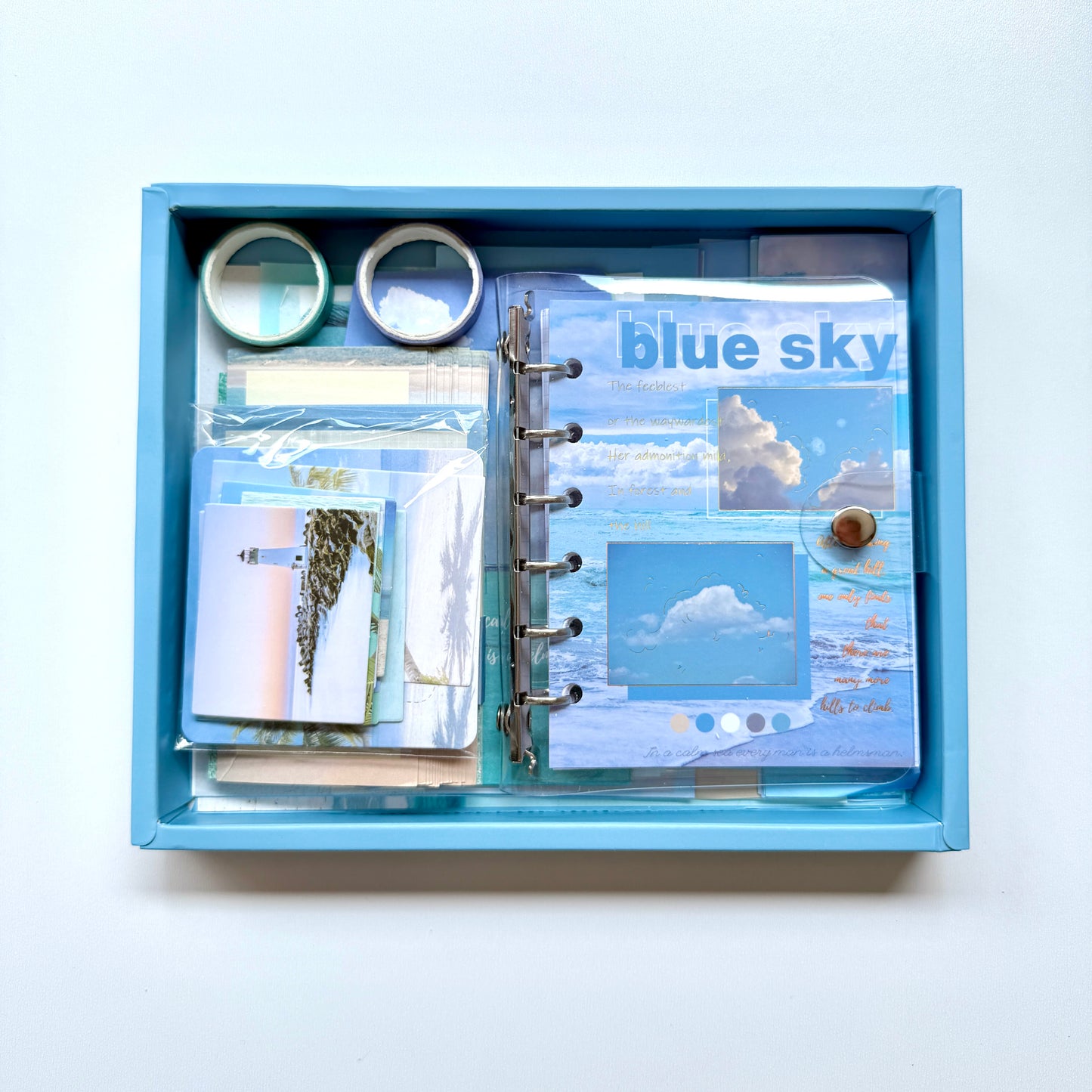 ☁️ Blue Horizon | Scrapbook Set
