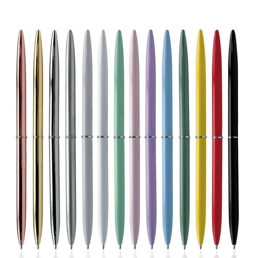 Minimal Metal Ballpoint Pens – Smooth & Aesthetic Writing
