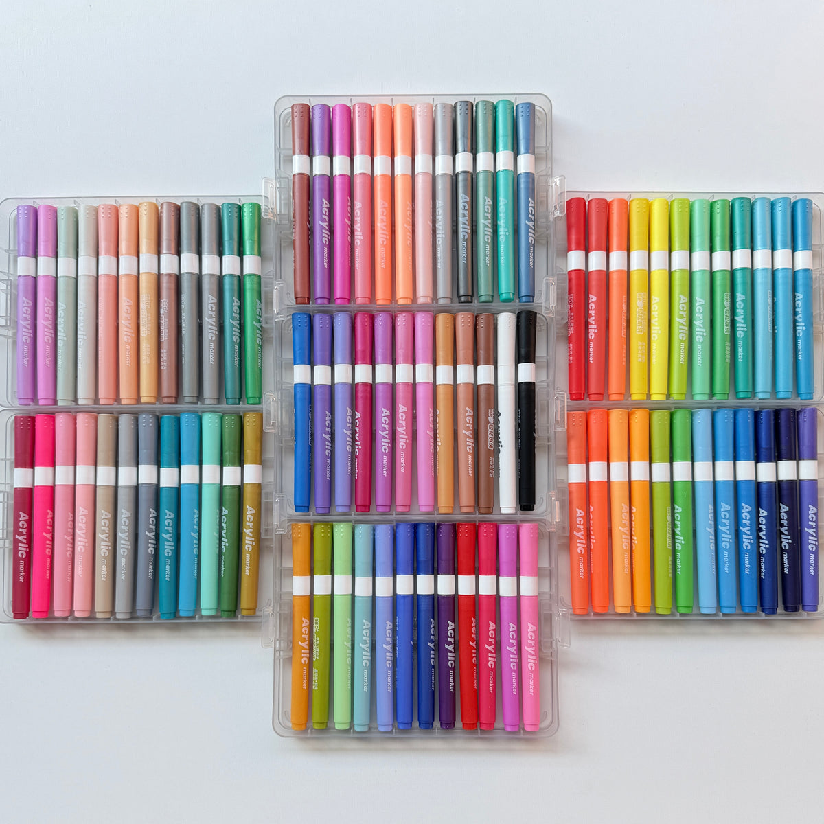 Acrylic Paint Markers | 12-Piece Color Sets