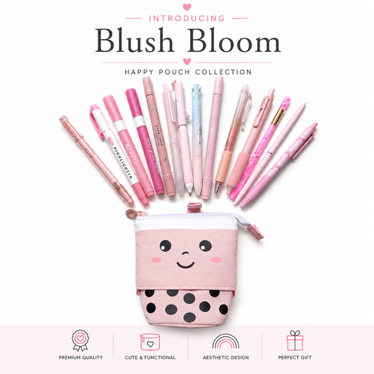 🌸 Blush Bloom | Happy Pouch