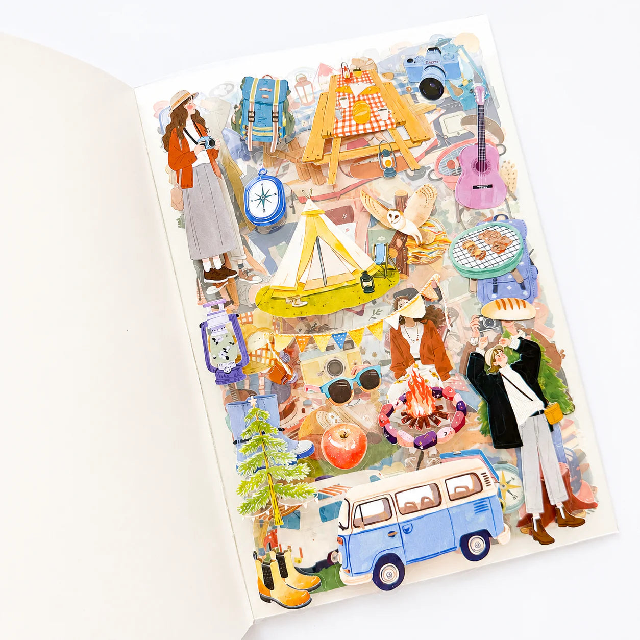 Cozy PET Sticker Book | 800+ Aesthetic Stickers