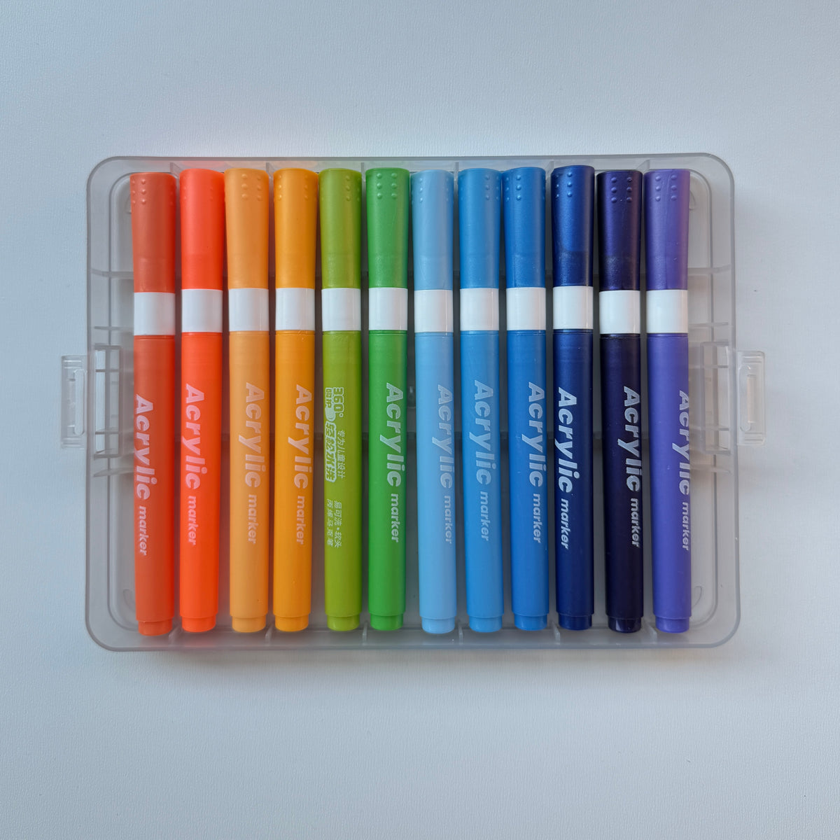 Acrylic Paint Markers | 12-Piece Color Sets