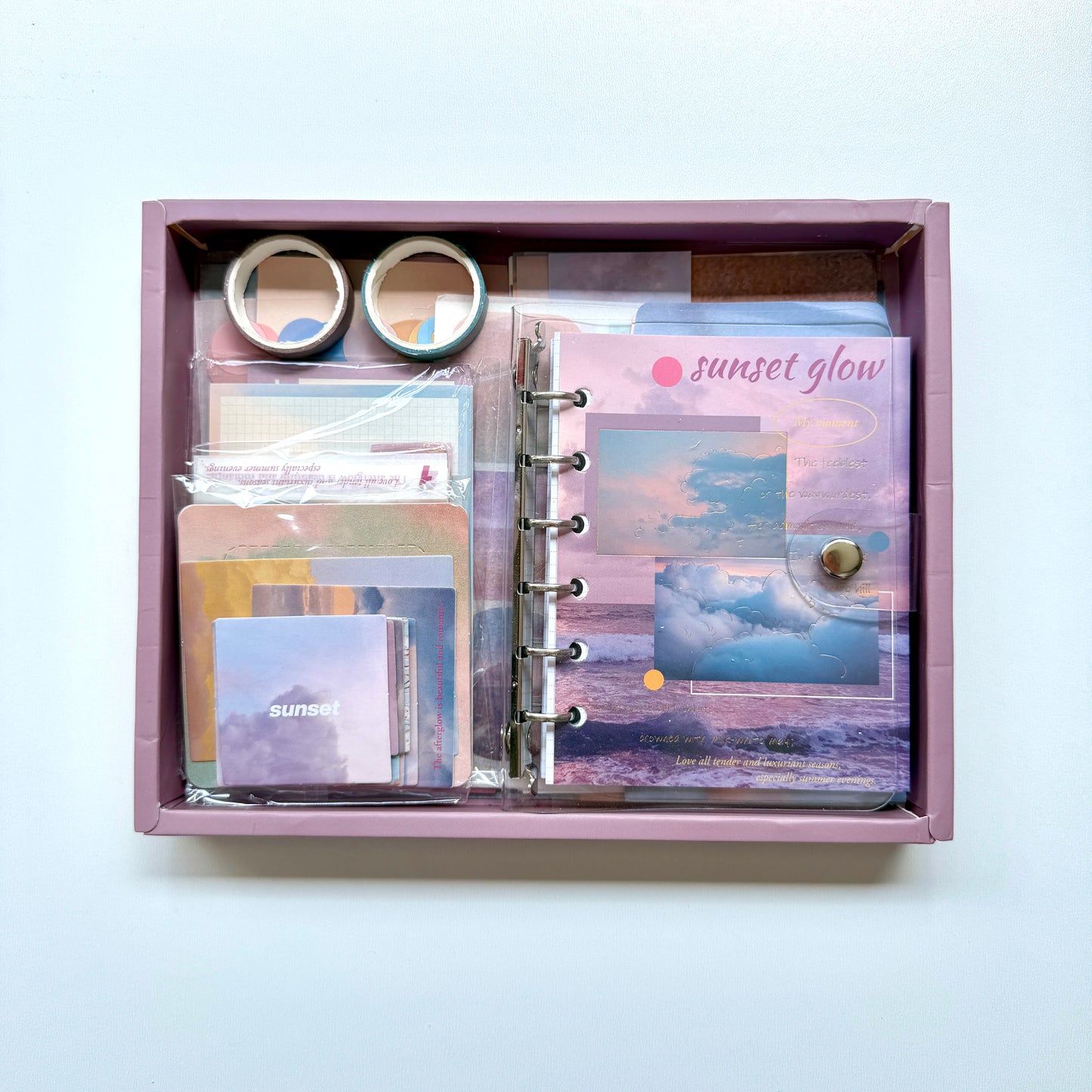 🌸 Lavender Afterglow | Scrapbook Set