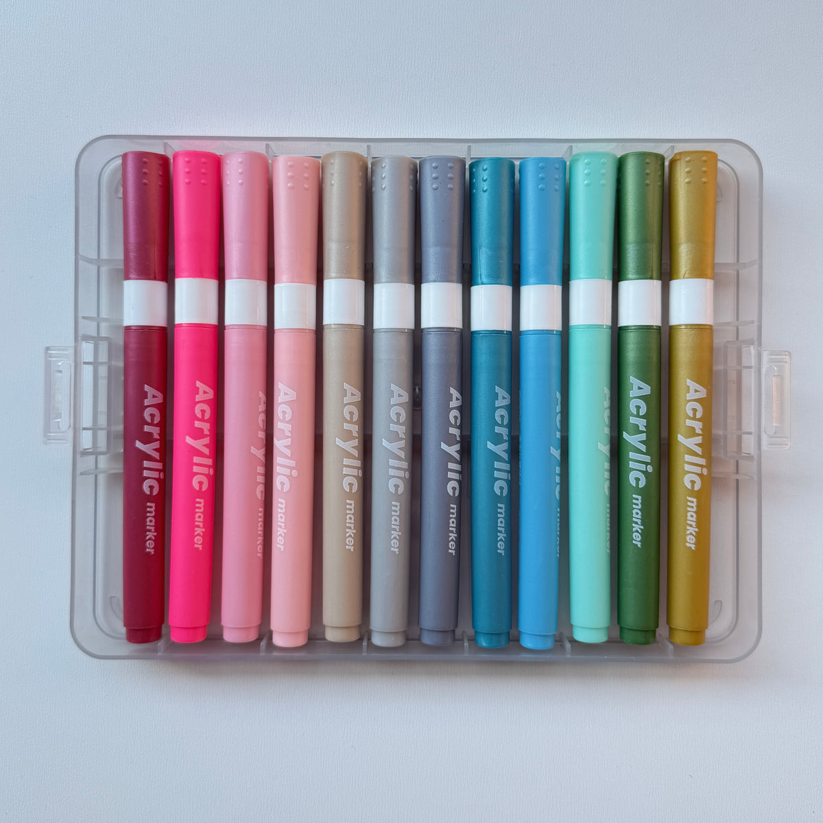 Acrylic Paint Markers | 12-Piece Color Sets