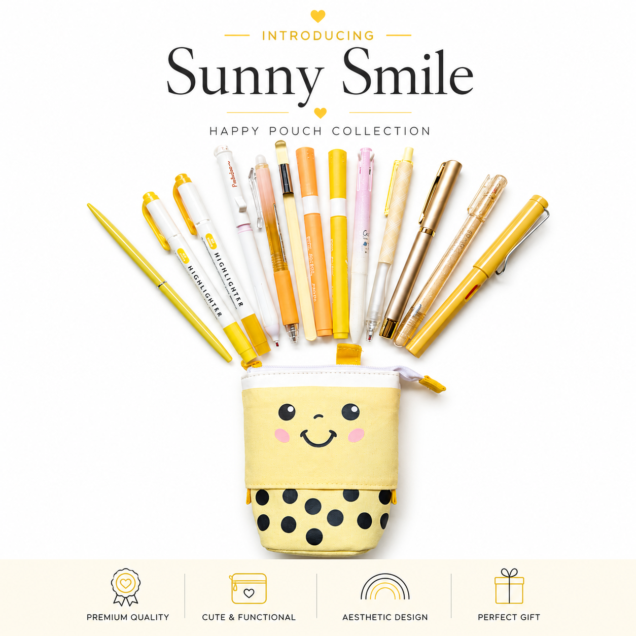 💛 Sunny Smile | Happy Pouch