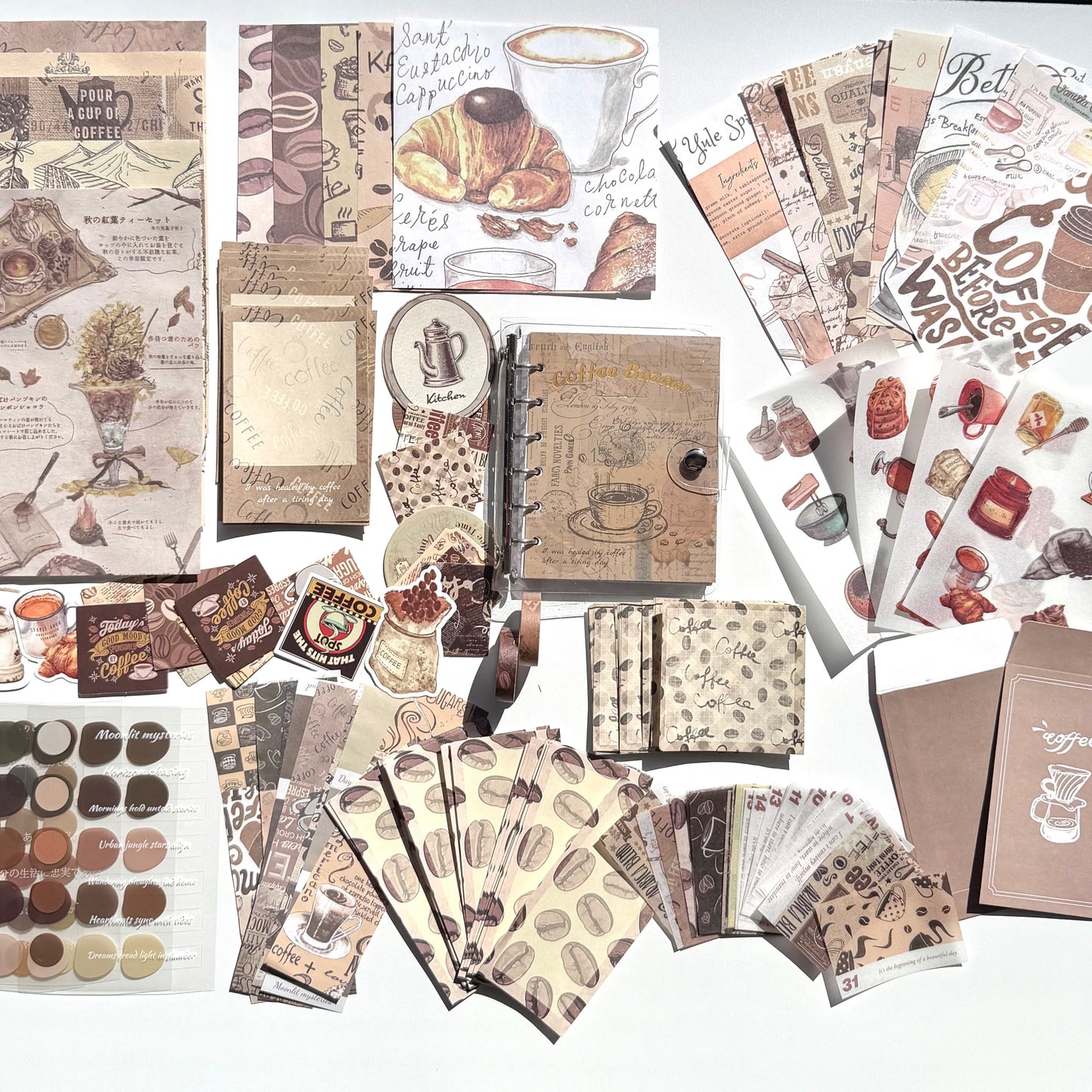 ☕ Coffeehouse Notes | Scrapbook Set