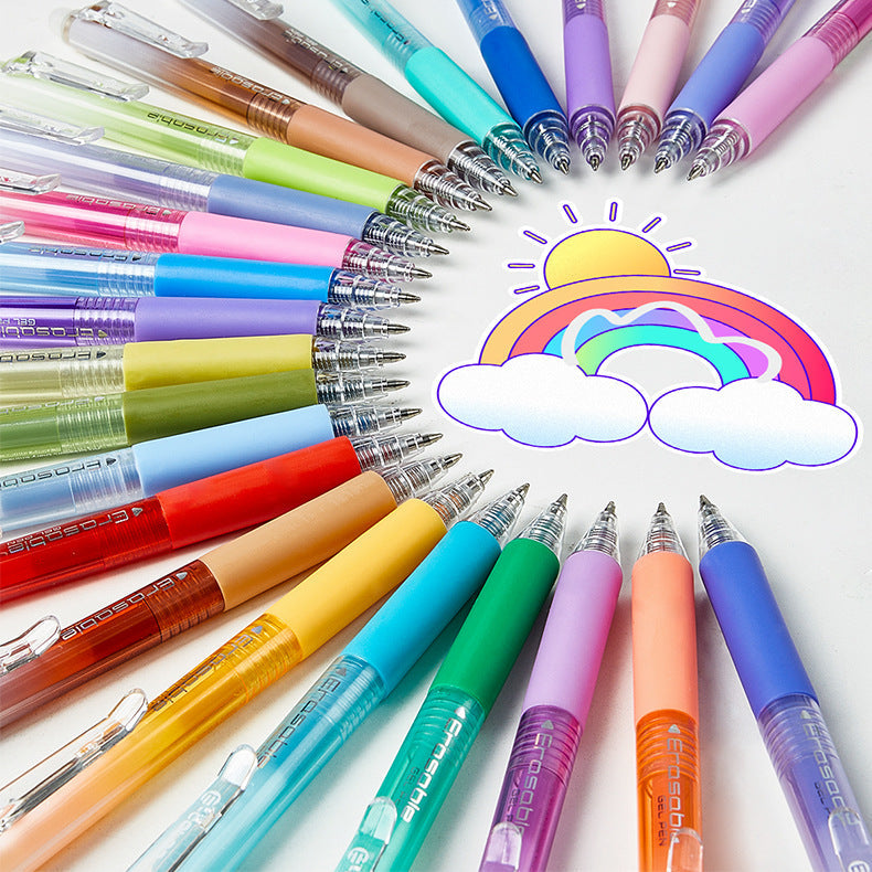 Erasable Gel Pens Set – 24/ 36 Colors | Aesthetic Smooth Writing Pens