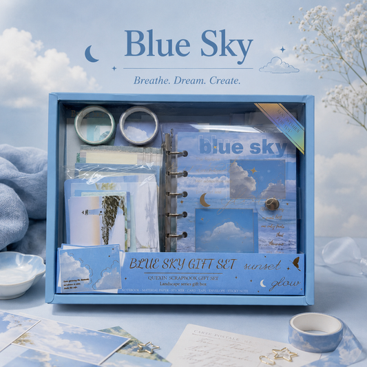 ☁️ Blue Horizon | Scrapbook Set