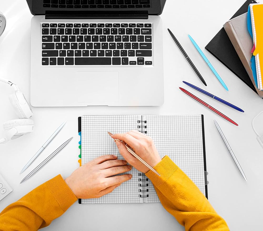 Minimal Metal Ballpoint Pens – Smooth & Aesthetic Writing