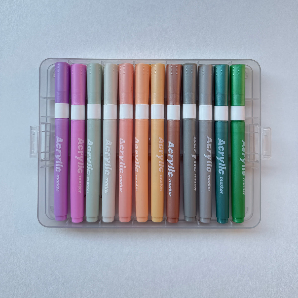 Acrylic Paint Markers | 12-Piece Color Sets