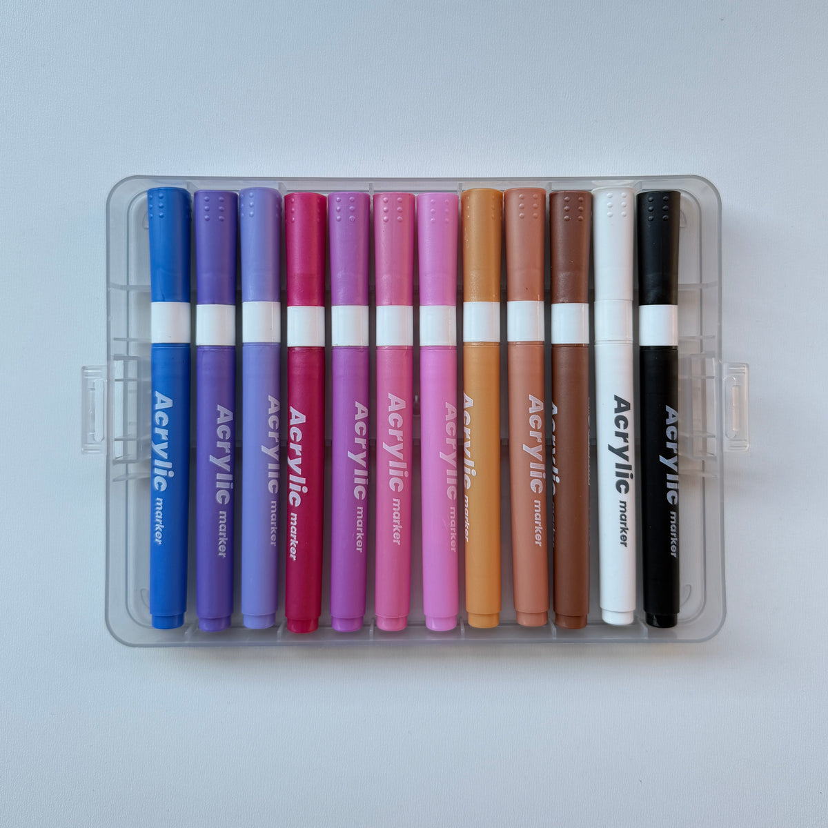 Acrylic Paint Markers | 12-Piece Color Sets