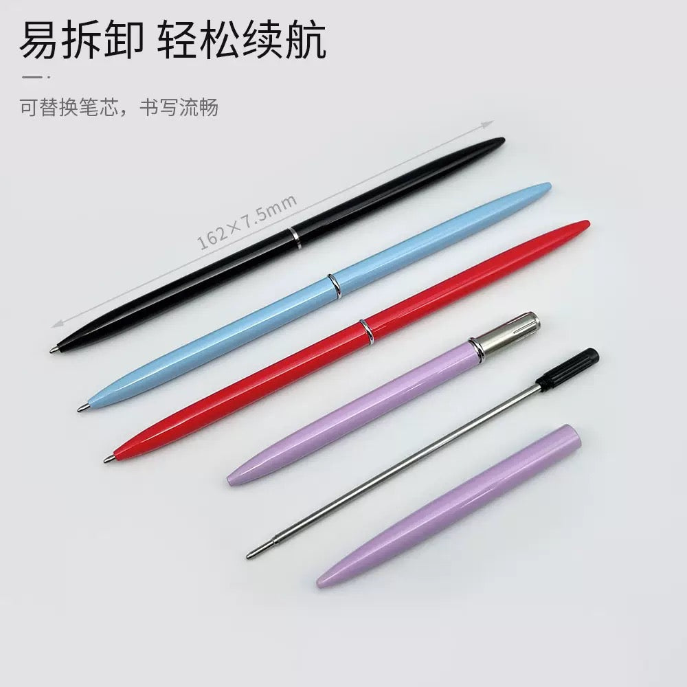 Minimal Metal Ballpoint Pens – Smooth & Aesthetic Writing