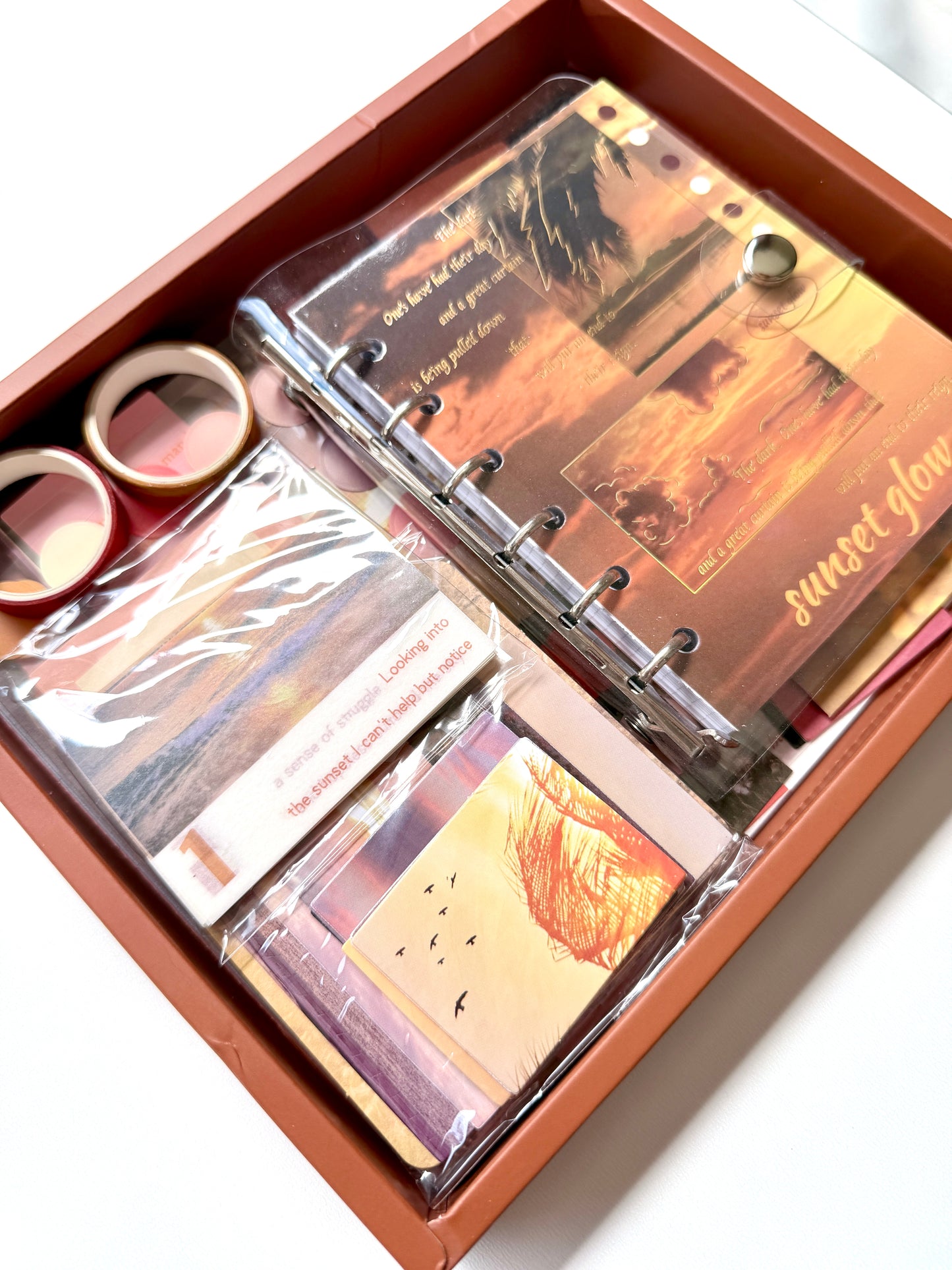 🌅 Amber Sunset | Scrapbook Set