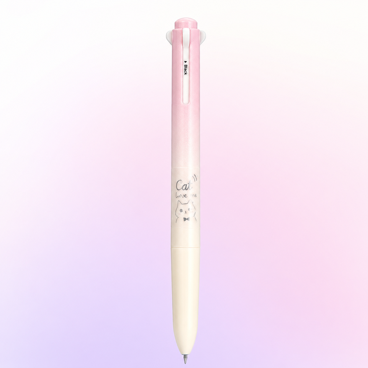 ✨ Pastel 4-Color Cat Pen
