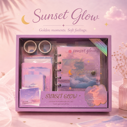 🌸 Lavender Afterglow | Scrapbook Set