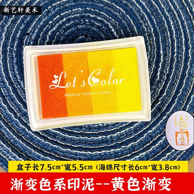 Gradient Ink Pad Set – 4 Color Aesthetic Stamp Ink (Journaling & Scrapbooking)