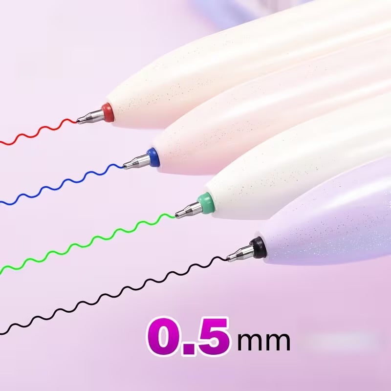 ✨ Pastel 4-Color Cat Pen