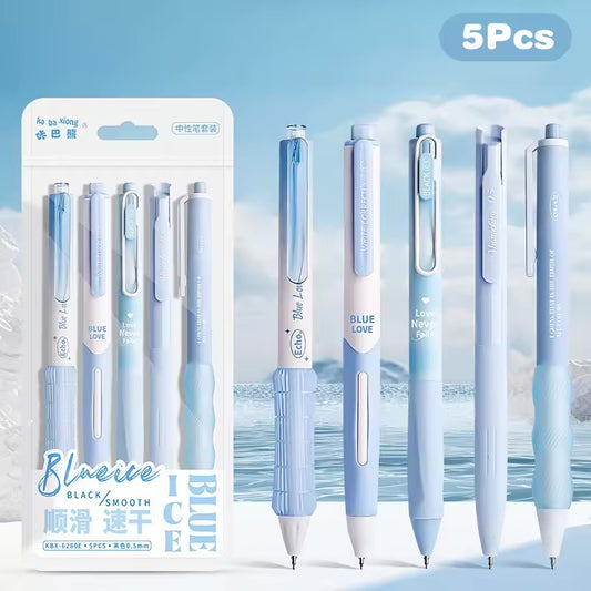 Cozy Aesthetic Gel Pen Set – Quick Dry Journaling Pens