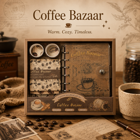 ☕ Coffeehouse Notes | Scrapbook Set