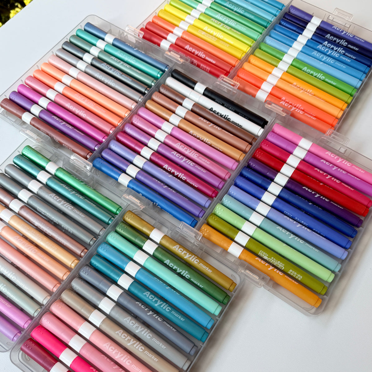 Acrylic Paint Markers | 12-Piece Color Sets