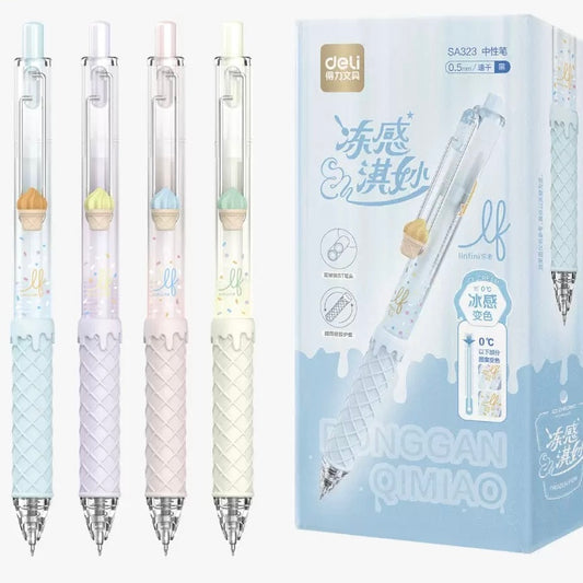 Pastel Ice Cream Gel Pen | 4 Soft Summer Shades🍦