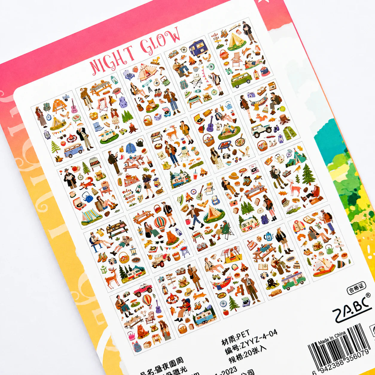 Cozy PET Sticker Book | 800+ Aesthetic Stickers