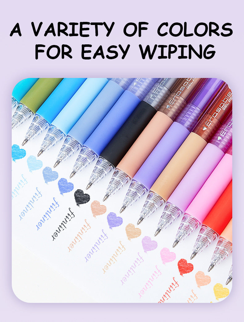 Erasable Gel Pens Set – 24/ 36 Colors | Aesthetic Smooth Writing Pens