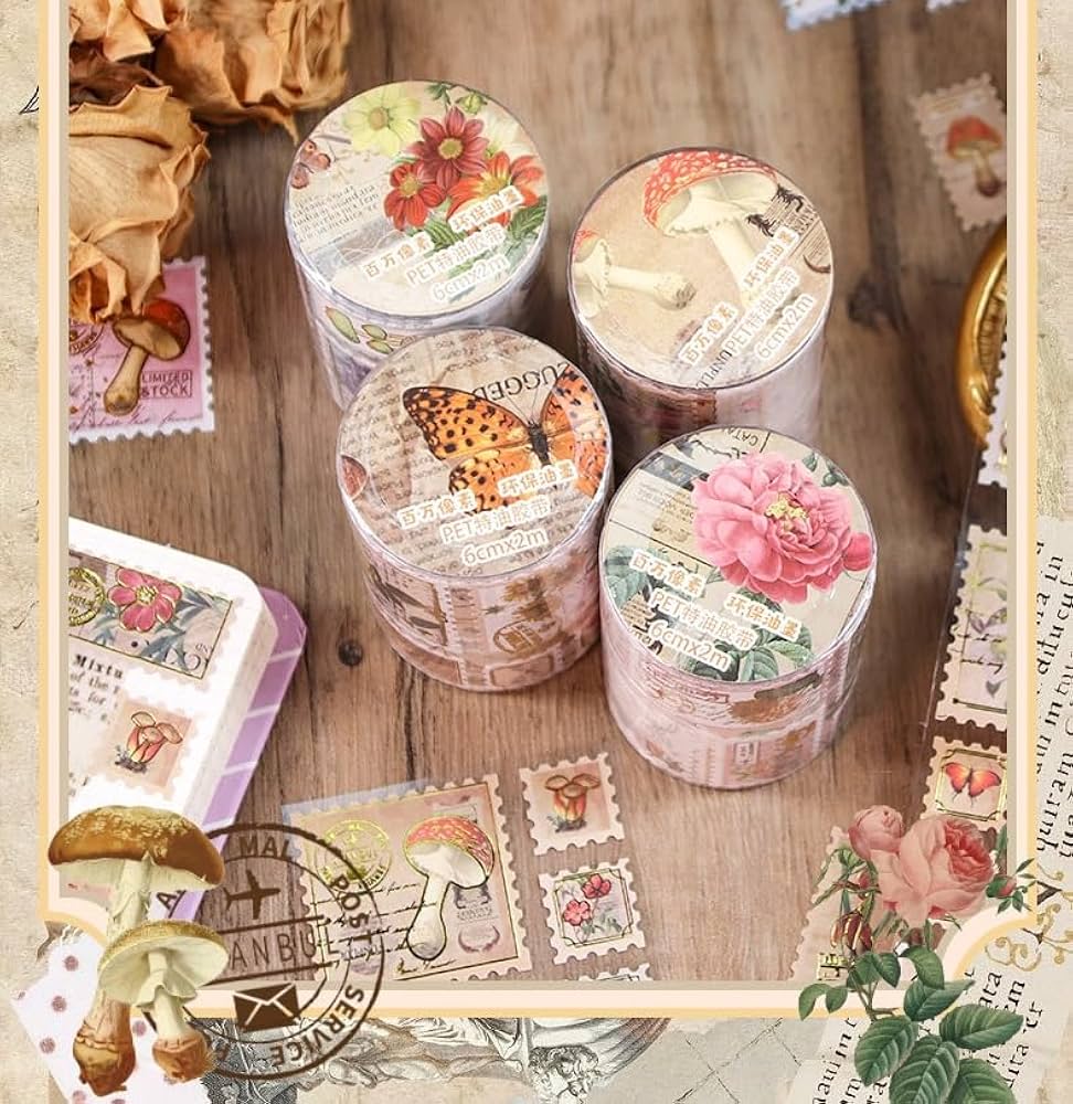 Vintage Daydream Stamp Tapes 🌸🍂