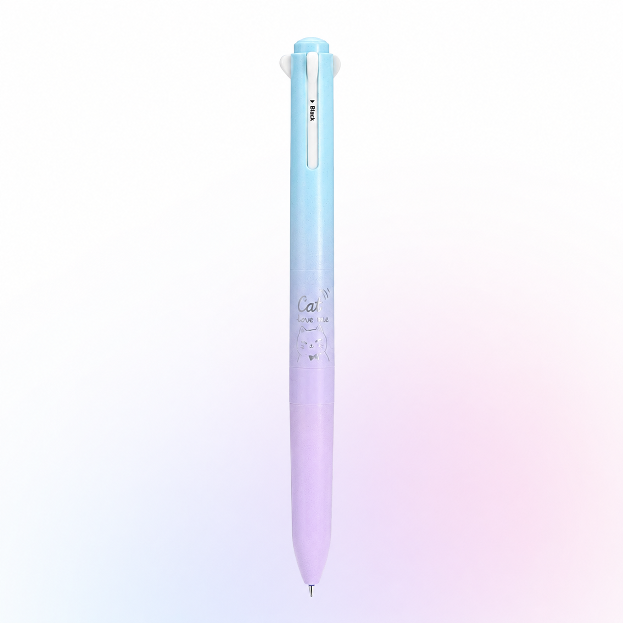 ✨ Pastel 4-Color Cat Pen