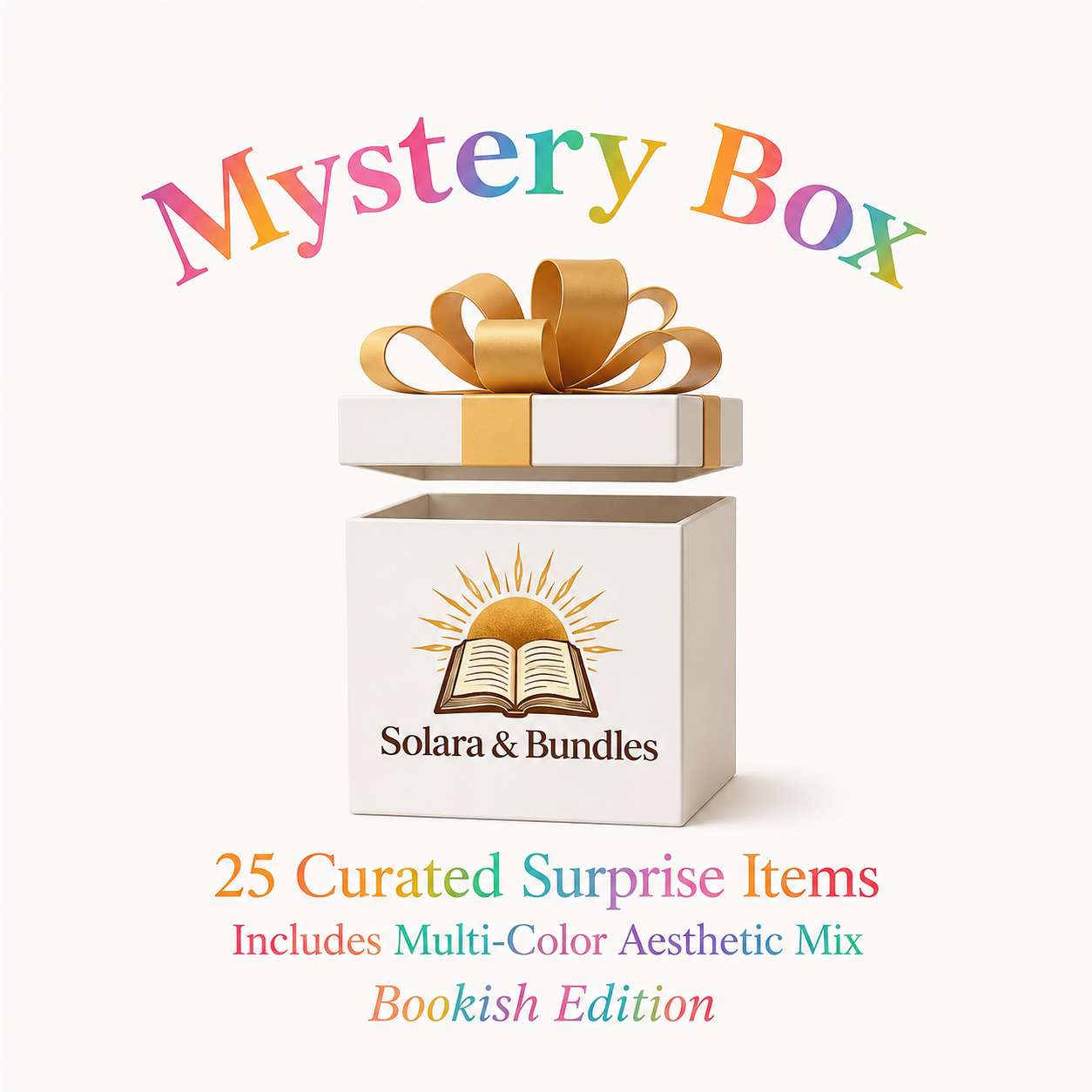 Multicolor Mystery Box – 25 Curated Aesthetic Surprise Items