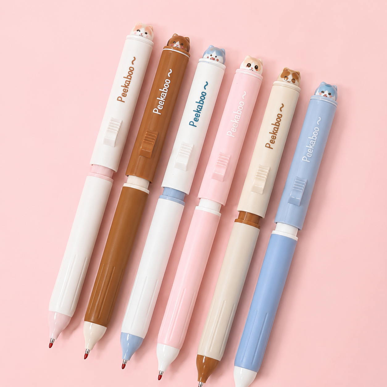 Peekaboo Kitty Gel Pen 🐾