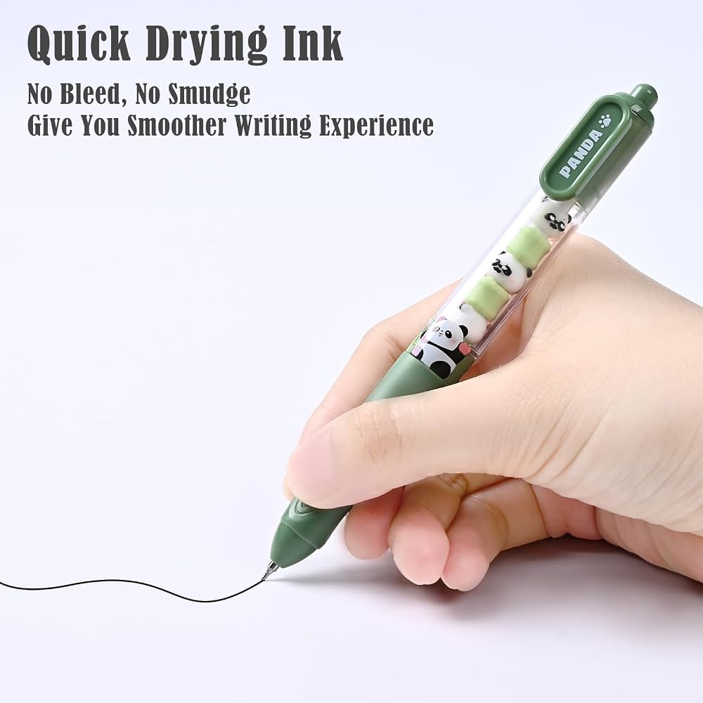Matcha Panda Gel Pen | 4 Green Shades 🐼💚