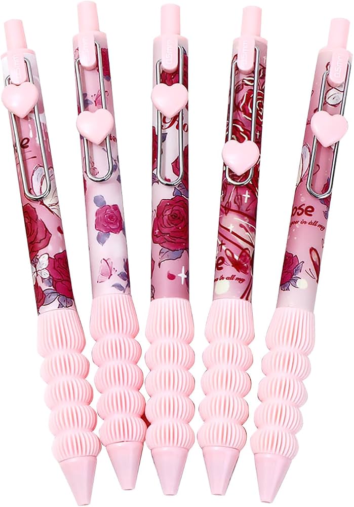 Botanical Bloom Gel Pen | Smooth 0.5mm Floral Click Pen
