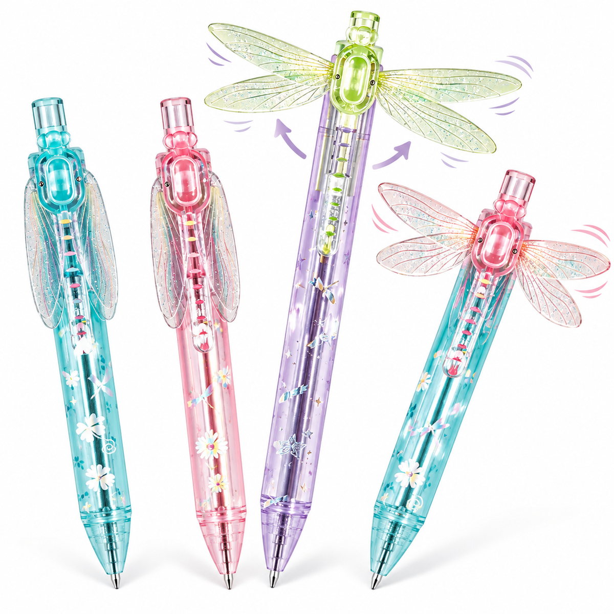 Gleaming Wings Dragonfly Gel Pen | 0.5mm Black Ink