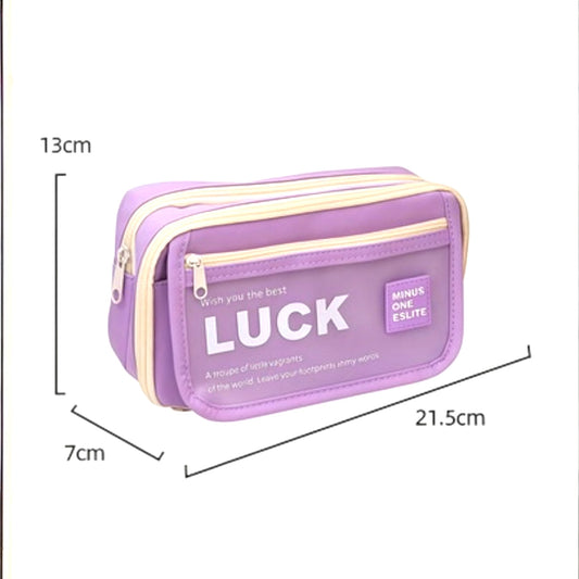 Spacious oxford fabric pencil case